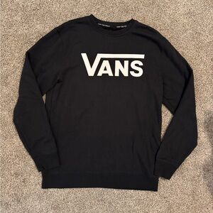 Vans Black Crewneck Sweater for Men